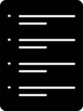 Yapılacaklar Listesi Kabartma Simgesi Tasarımı