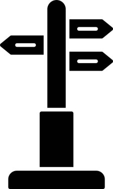 Yönlendirme İşareti Simgesi Tasarımı