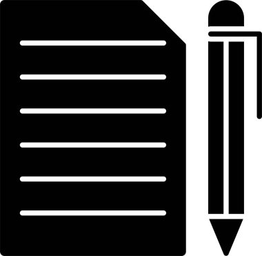 belge glyph simgesi tasarımı