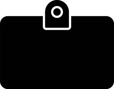 Kimlik kartı kabartma simgesi tasarımı