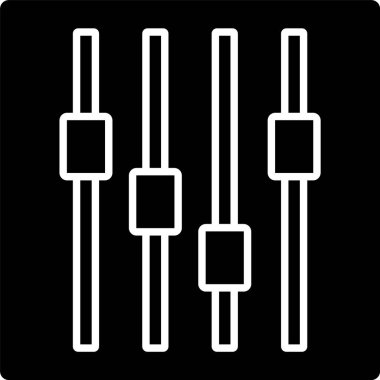 Faders Glyph Simge Tasarımı