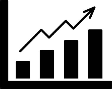 Büyüme Grafiği Simgesi Tasarımı