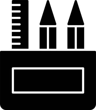 Kalem Durumu Kabartma Simgesi Tasarımı