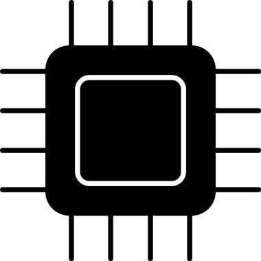 İşlemci Kabartma Simgesi Tasarımı
