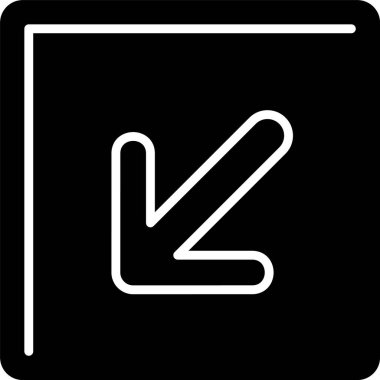 Sol Alt Glyph Simge Tasarımı