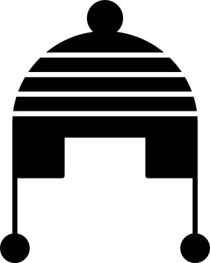 Kış başlığı Kalıp Simgesi Tasarımı