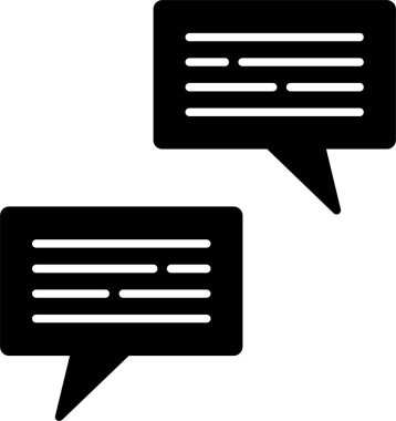 Konuşma Kalıbı Simgesi Tasarımı