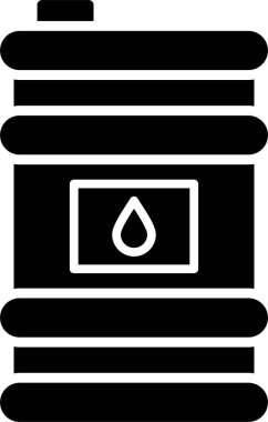 Petrol Fıçısı Kabartma Simgesi Tasarımı