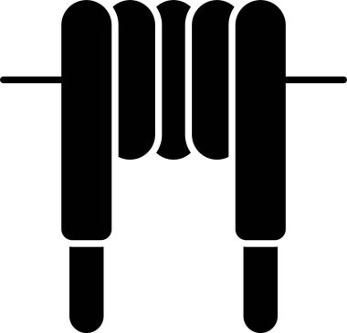 İndüktör Glyph Simge Tasarımı