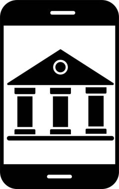 Glyph Bankacılık Kabartma Simgesi Tasarımı