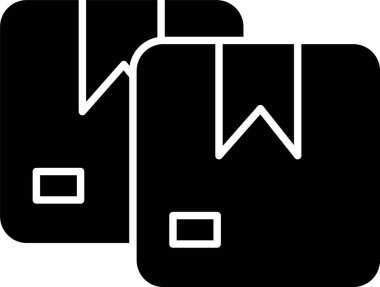 Paketler Kabartma Simgesi Tasarımı