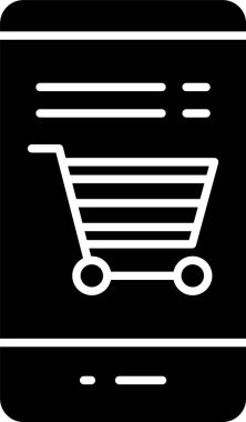 Kabartma Alışveriş Sembolü Tasarımı