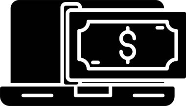 Glyph Ödeme Kabartma Simgesi Tasarımı