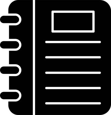 Not Defteri Kabartma Simgesi Tasarımı