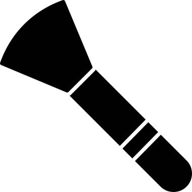 Makyaj Fırçası Kabartma Simgesi Tasarımı