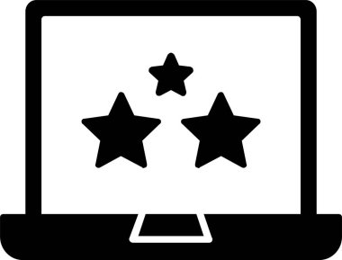 Laptop Glyph Simge Tasarımı