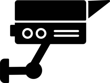 CCTV Kamera Kabartma Simgesi Tasarımı