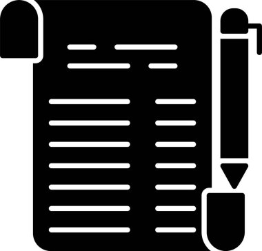 kontrat glyph simgesi tasarımı
