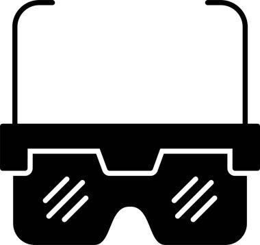 Göz Koruyucusu Kabartma Simgesi Tasarımı