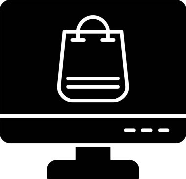 Kabartma Alışveriş Sembolü Tasarımı