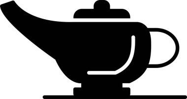 Arap Sihirli Lamba Kabartma Simgesi Tasarımı