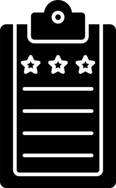 Değerlendirme Kalıbı Simgesi Tasarımı