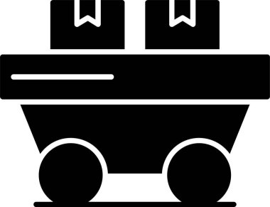 Trolley Kabartma Simgesi Tasarımı