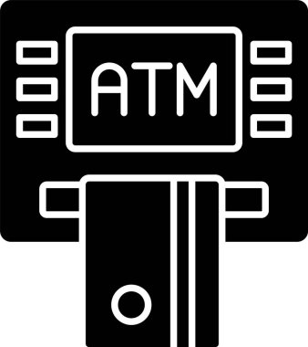 ATM Makine Kabartma Simgesi Tasarımı