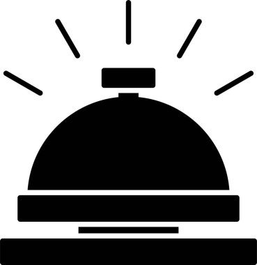 Otel Çanı Kabartma Simgesi Tasarımı