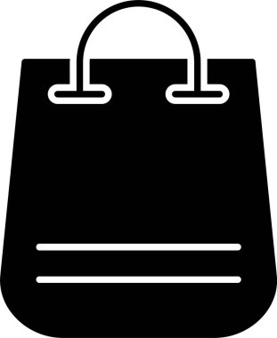 Alışveriş Torbası Kabartma Simgesi Tasarımı