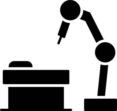 Robotik Cerrahi Kabartma Simgesi Tasarımı