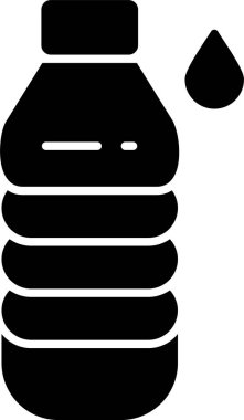 Su Şişesi Kabartma Simgesi Tasarımı