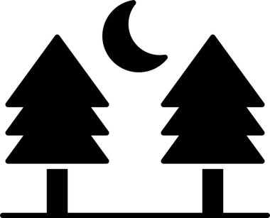 Çam Ağacı Kabartma Simgesi Tasarımı