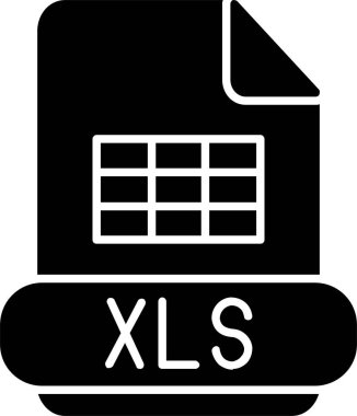 Xls Glyph Simge Tasarımı