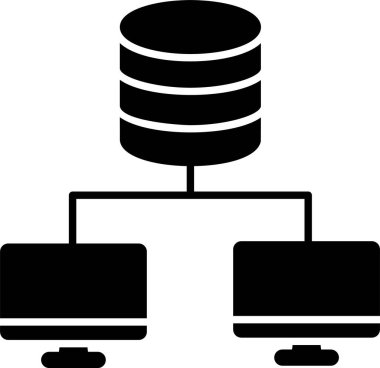Veri Merkezi Kabartma Simgesi Tasarımı