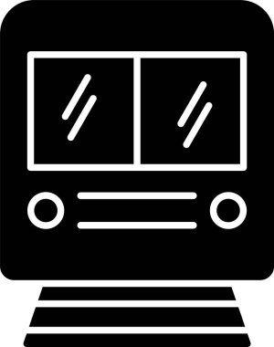 Tren Kabartma Simgesi Tasarımı