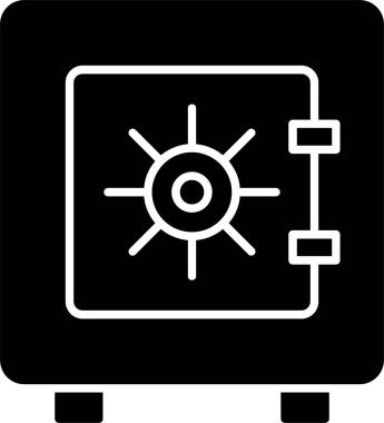 Güvenli Kutu Kabartma Simgesi Tasarımı