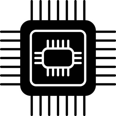 İşlemci Kabartma Simgesi Tasarımı