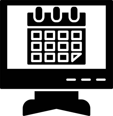 Takvim Kabartma Simgesi Tasarımı