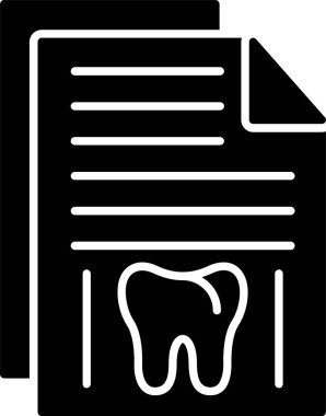 Diş Kayıtları Kabartma Simgesi Tasarımı