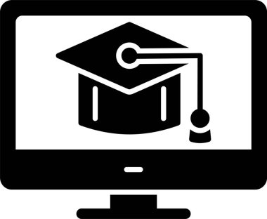 Mortarboard Kabartma Simgesi Tasarımı