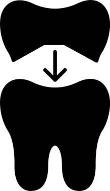 Diş Kapağı Kabartma Simgesi Tasarımı