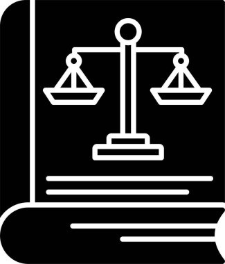 Hukuk Kitabı Kabartma Simgesi Tasarımı