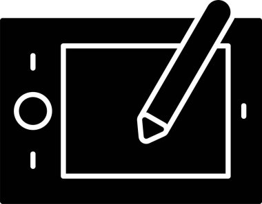 Tablet Kabartma Simgesi Tasarımı Çiziliyor