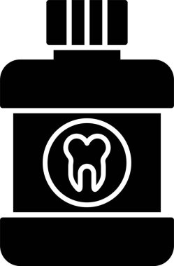 Ağız gargarası Kabartma Simgesi Tasarımı