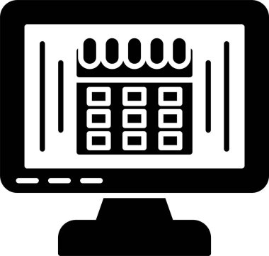 Takvim Kabartma Simgesi Tasarımı