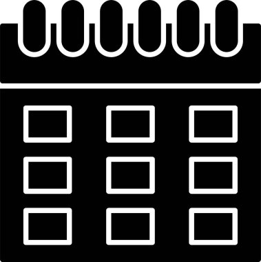 Takvim Kabartma Simgesi Tasarımı