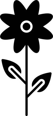 Çiçek Kabartma Simgesi Tasarımı