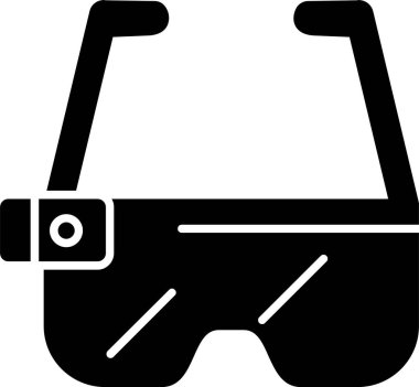 Ar Glasses Glyph Simge Tasarımı