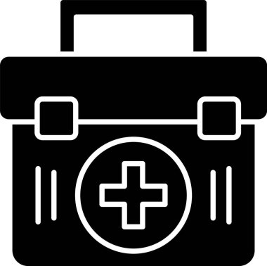 İlk Yardım Kiti Kabartma Simgesi Tasarımı